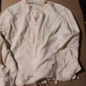 ANTIQUE VICTORIAN AGE YOUTH SHIRT SIZE SMALL EMBROIDERED